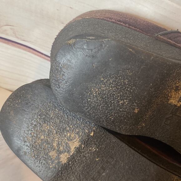 Dansko Brown Suede Leather Clogs Size 42 / 12 - Picture 10 of 15